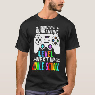 Camiseta Nivel De Cuarentena Siguiente A La Escuela Media D