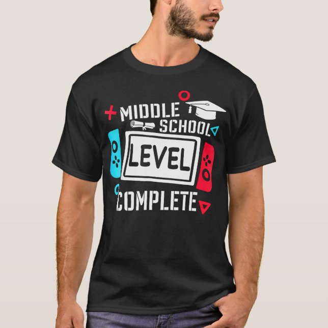 Camiseta Nivel De Educación Media Completado En 2024 Gradua (Anverso)