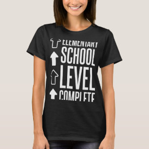 Camiseta Nivel de escuela primaria completado 1