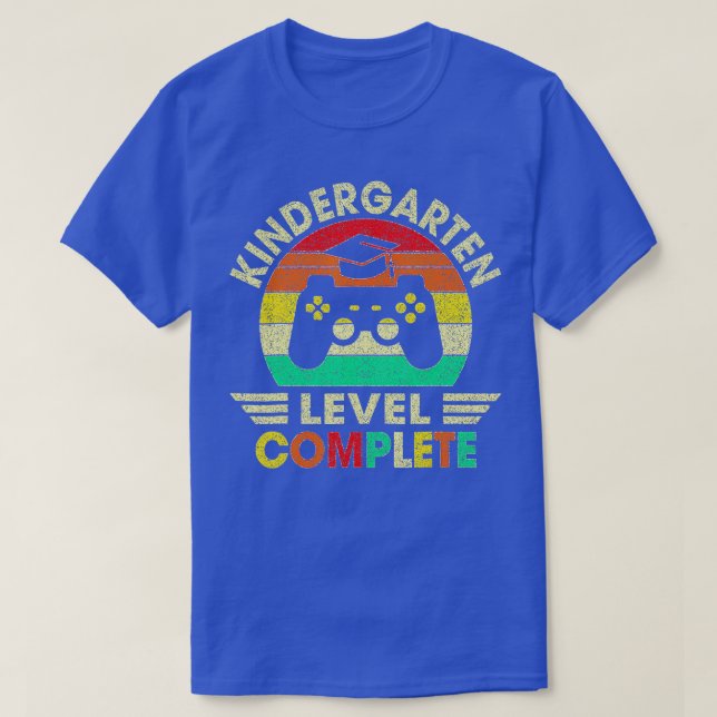 Camiseta Nivel de Graduación de jardines de infancia Videoj (Diseño del anverso)