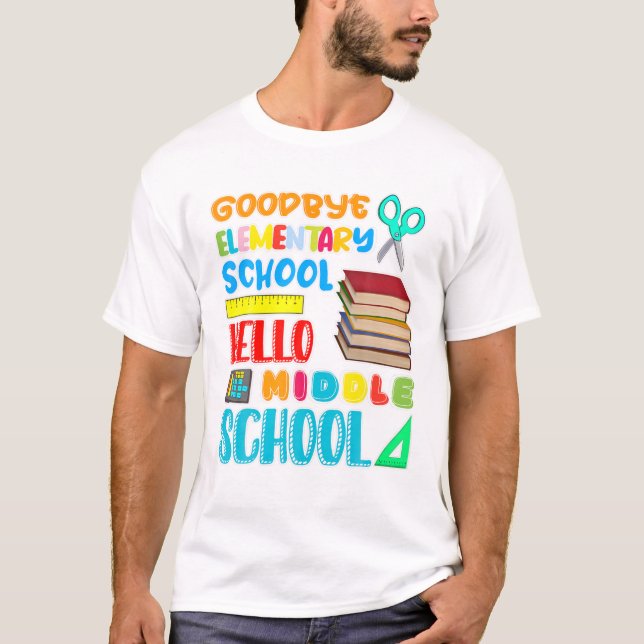 Camiseta Nivel de graduación de la escuela media (Anverso)