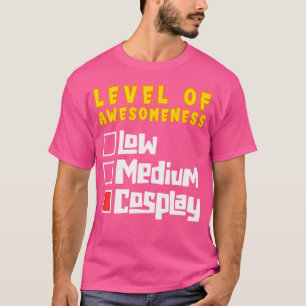 Camiseta Nivel de Impresionante Disfraz de Personaje Cospla