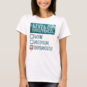 Camiseta Nivel de Innsmouth Lovecraft