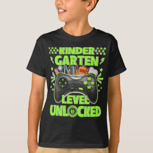 Camiseta Nivel de jardín de infancia Jugador desbloqueado p