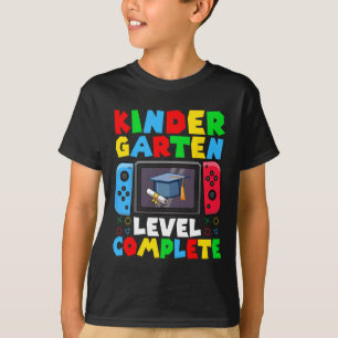 Camiseta Nivel De Jardines De Infancia Completado El Último