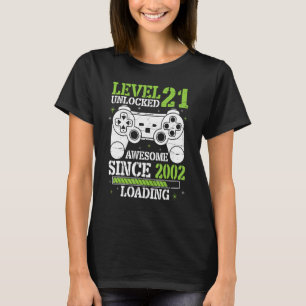 Camiseta Nivel de jugador 21 años de edad desbloqueado desd