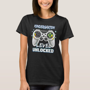 Camiseta Nivel De Kindergarten Jugador Desbloqueado Primer 