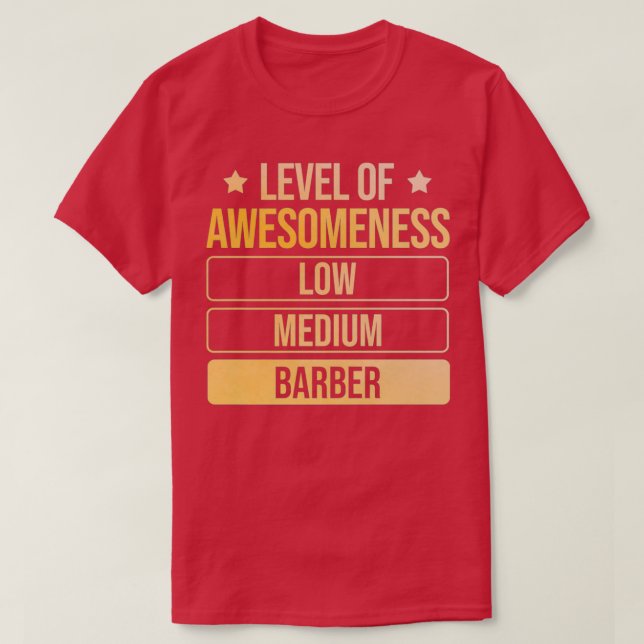 CAMISETA NIVEL DE LA BARBACOA DE LA INFANCIA (Diseño del anverso)