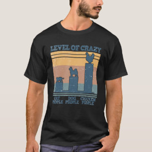 Camiseta Nivel De Loco Agricultor De Pollos De Pollo