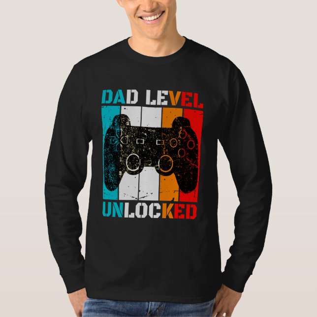 Camiseta Nivel de padre desbloqueado (Anverso)