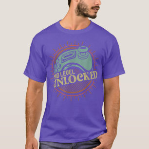 Camiseta NIVEL DE PAPÁ DE LOS HOMBRES DESBLOQUEADO Pronto P