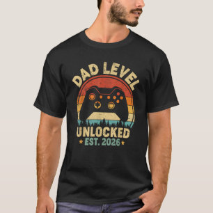 Camiseta Nivel de Papá Desbloqueado 2026 Para Papá Videojug