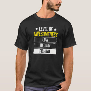 Camiseta Nivel De Pesca De Sensibilización