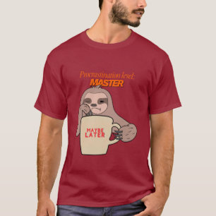 Camiseta Nivel de retraso: maestría - perezoso loth mug