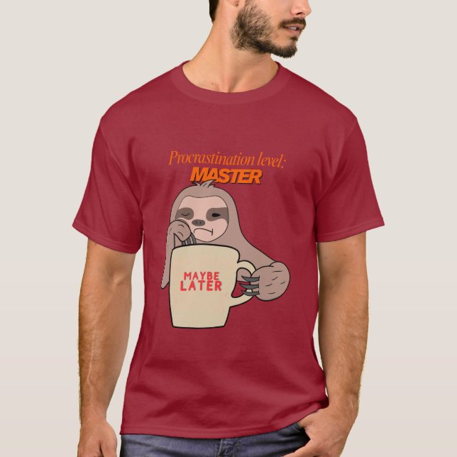 Camiseta Nivel de retraso: maestría - perezoso loth mug (Anverso)