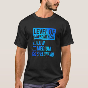 Camiseta Nivel De Sensibilidad Espeleol De Espeleología De 