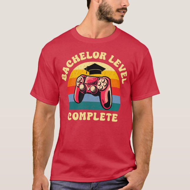 Camiseta Nivel de soltero completado (Anverso)