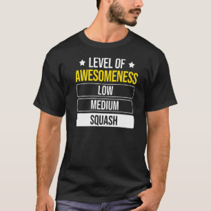 Camiseta Nivel De Squash De Sensibilidad