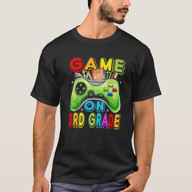 Camiseta Nivel De Tercer Grado Desbloqueado Escuadrón De 3e (Anverso)