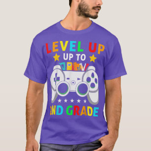 Camiseta Nivel de videojuego de hasta 2º Grado de Equipo