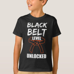 Camiseta Nivel del cinturón negro desbloqueado 1