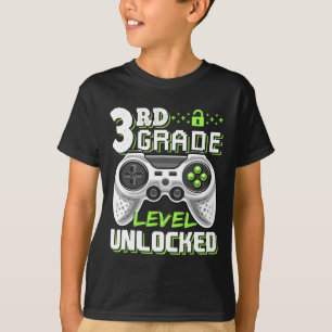 Camiseta Nivel desbloqueado videojuego vuelta al cole chico