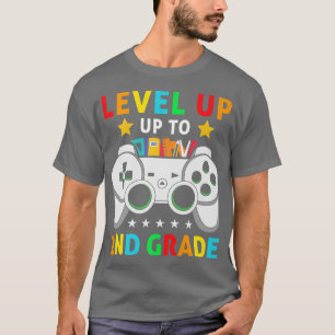 Camiseta Nivel hasta 2º grado de vuelta al juego de video e