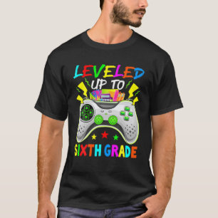Camiseta Nivel Hasta Sexto Grado Juego De Videojuegos De Cu