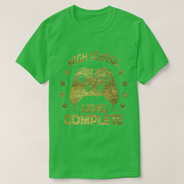 Camiseta Nivel máximo de SChool Clase completa de Graduati  (Diseño del anverso)