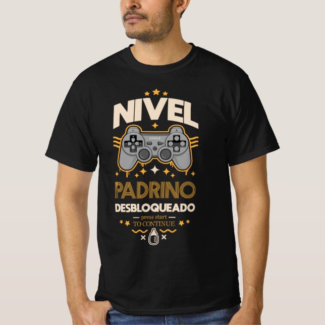 Camiseta Nivel padrino desbloqueado (Anverso)