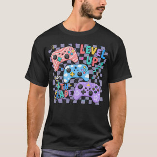 Camiseta Nivel Retro Cuadros Subir 4To Grado Jugador Vuelta