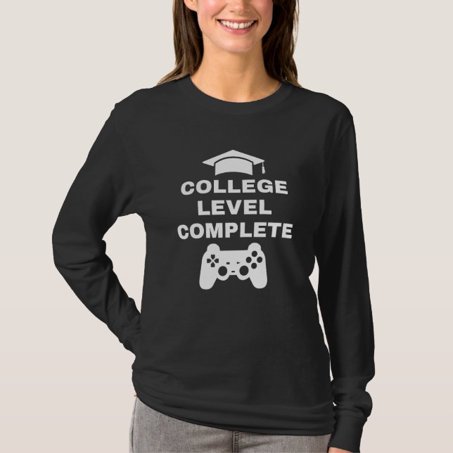 Camiseta Nivel universitario completado (Anverso)