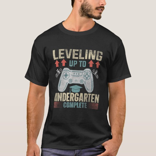 Camiseta Nivel Up Kindergarten Video Gamer completo 2021 Gr (Anverso)