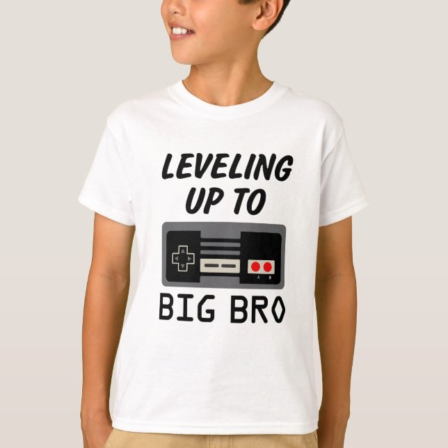 Camiseta Nivelación hasta el videojuego grande Brother de (Anverso)