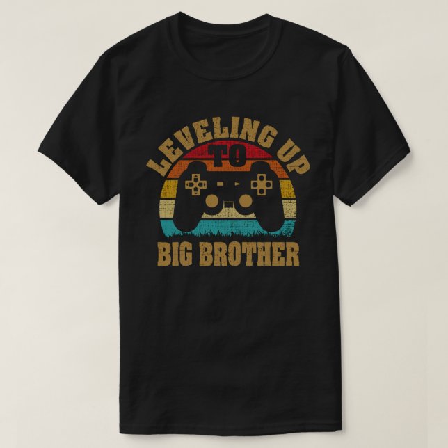 Camiseta Nivelación Hasta Invitación De Embarazo De Gamer (Diseño del anverso)