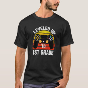 Camiseta Nivelado hasta 1° grado Retro Video Gamer Boy de v