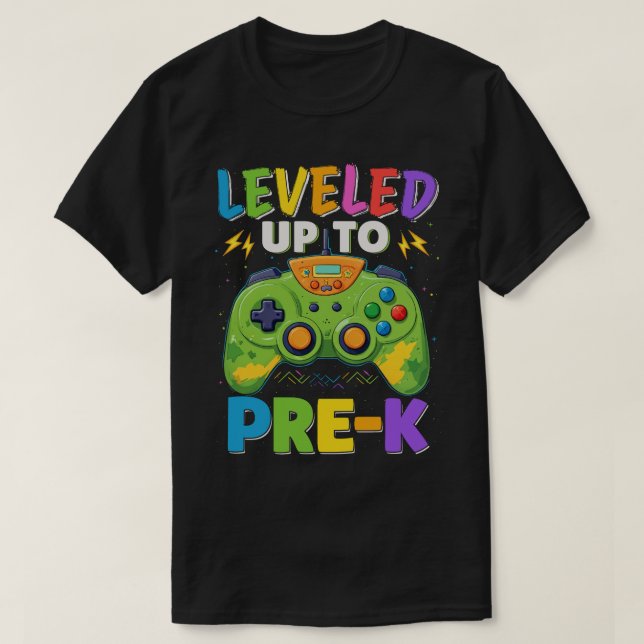 Camiseta Nivelado Hasta El Jugador Previo De Nuevo A Los Ni (Diseño del anverso)