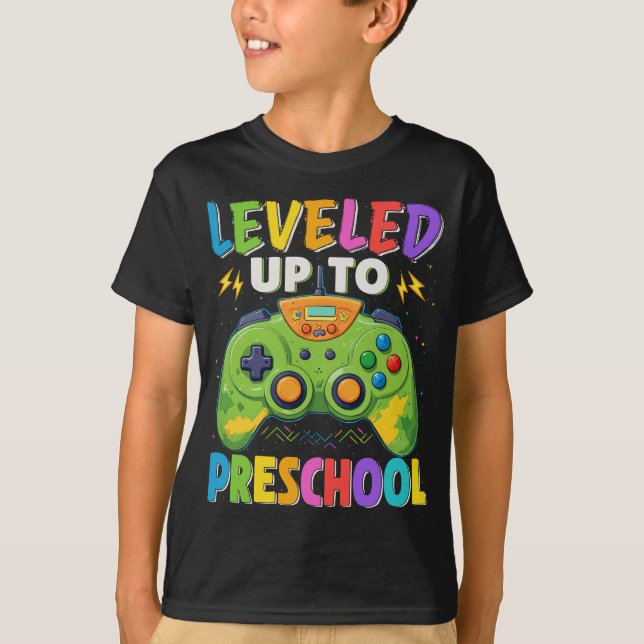 Camiseta Nivelando hasta que los jugadores de preescolar re (Anverso)