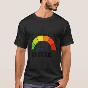 Camiseta Niveles bajos de cortisol v meme 