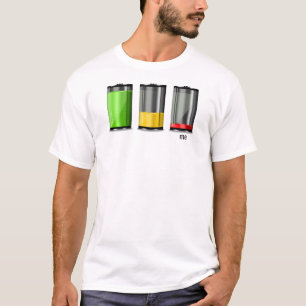 Camiseta Niveles de batería, yo bajo