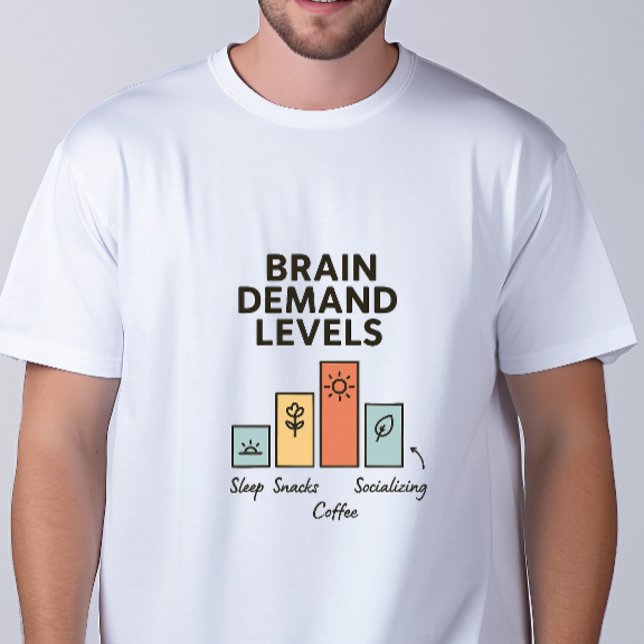Camiseta Niveles de Demanda Cerebral Camiseta Dive (Brain Demand Levels T-Shirt)
