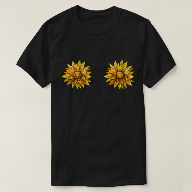 Camiseta Niveles de girasol  (Diseño del anverso)