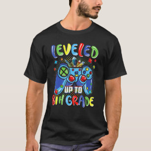 Camiseta Niveles De Hasta 8º Grado Jugador De Vídeo Niños D