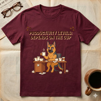 Camiseta Niveles de productividad dependen de la taza pasto