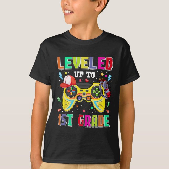 Camiseta Niveles Hasta Primer Grado Jugador De Primer Día N (Anverso)