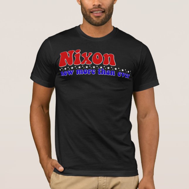 Camiseta Nixon ahora más que nunca - predicador inspirado (Anverso)