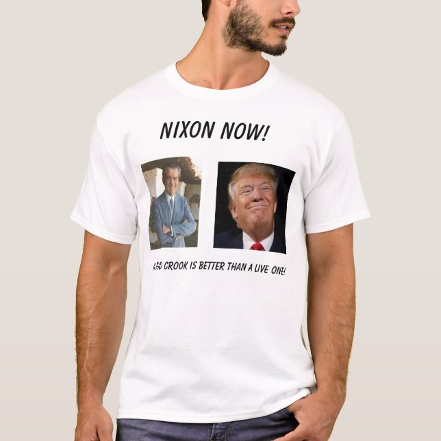 Camiseta ¡Nixon ahora! … - Modificado para requisitos (Anverso)