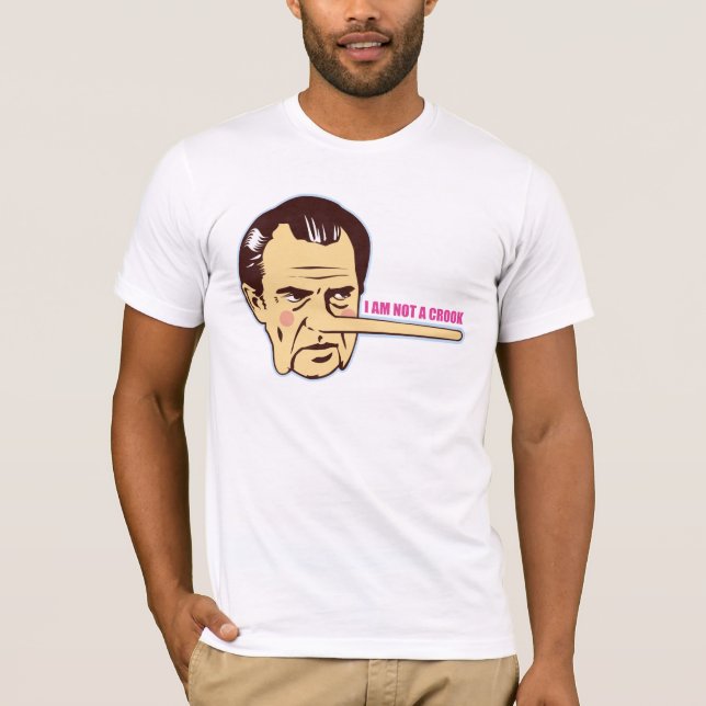 Camiseta Nixon, no soy ladrón (Anverso)