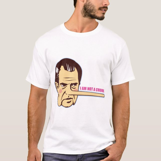 Camiseta Nixon, no soy ladrón (Anverso)