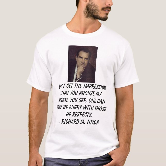 Camiseta Nixon, Richard, no consigue a impresión esa y… (Anverso)